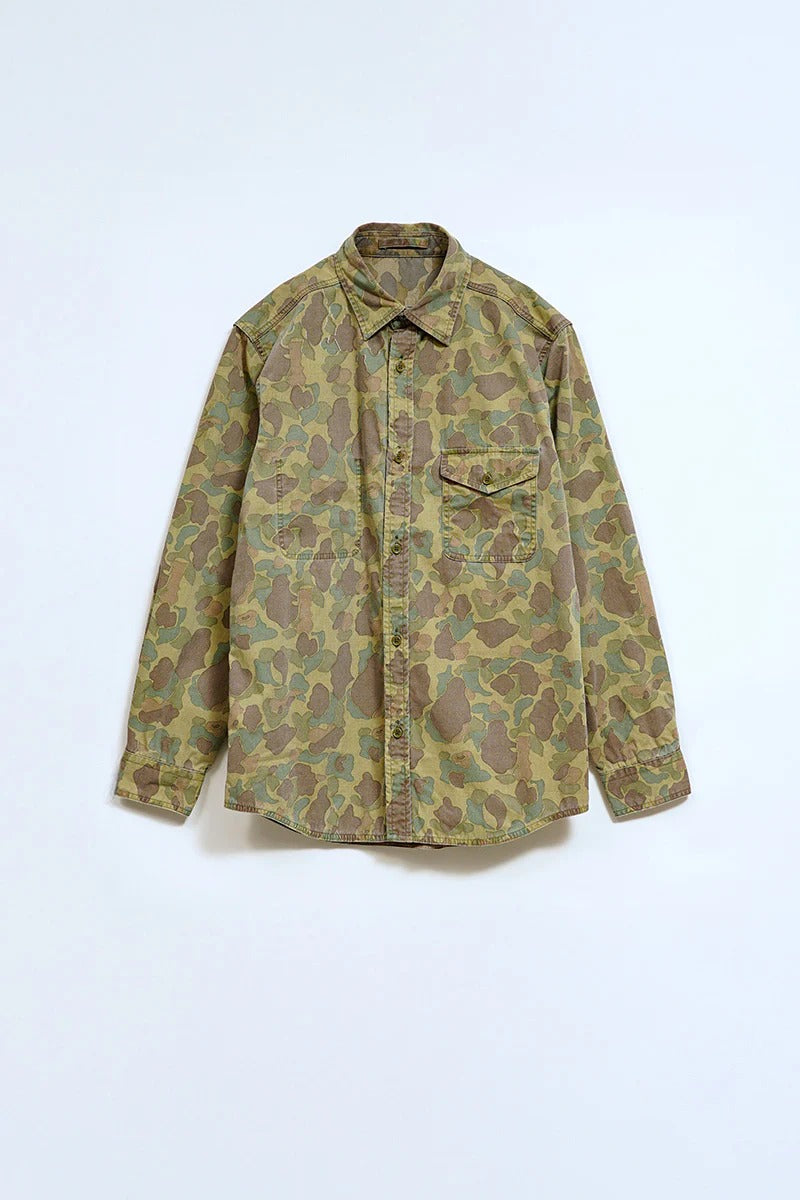 DECK SHIRT DUCK HUNTER CAMO REVERSIBLE - GREEN