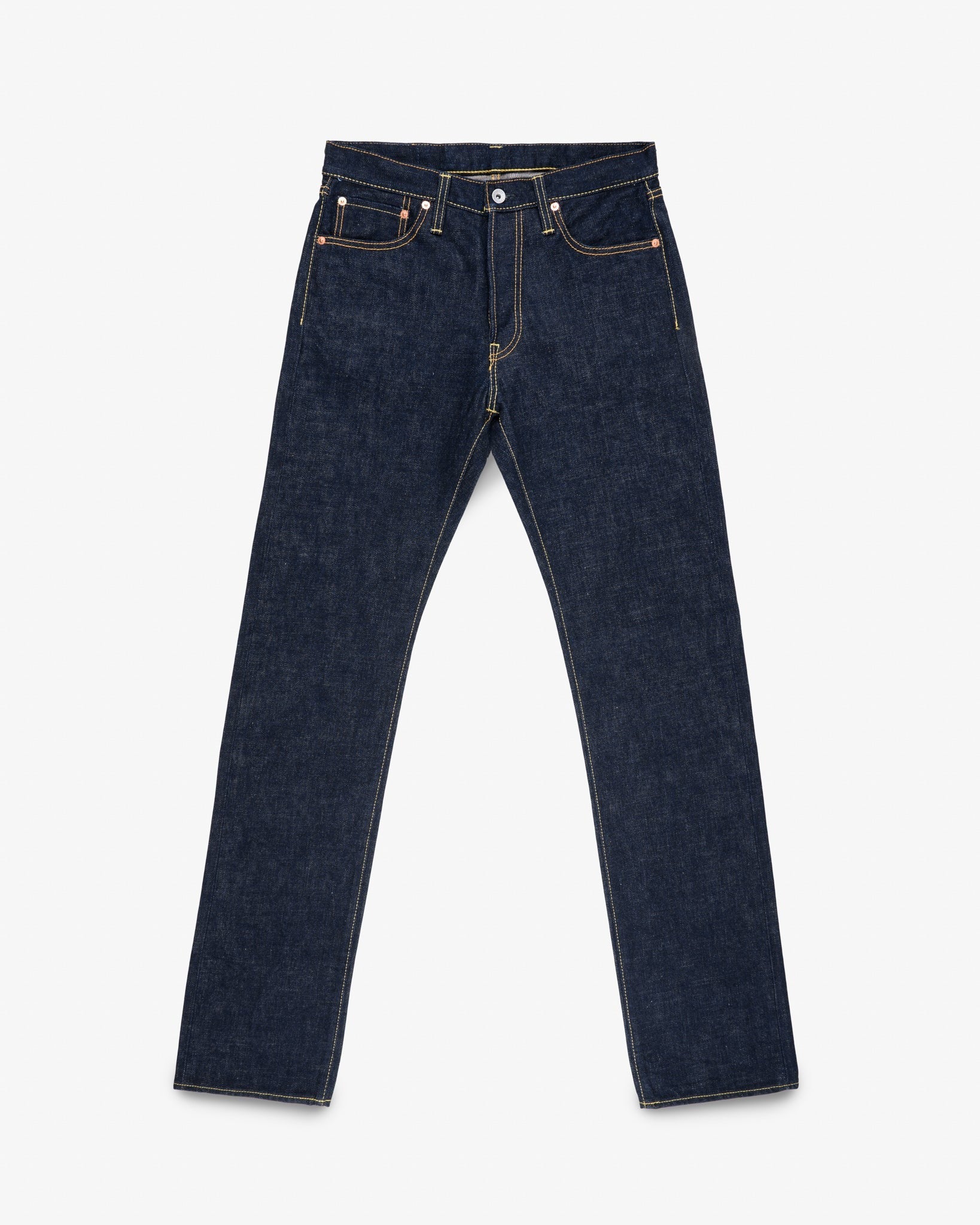 IH-634S-18 18oz Vintage Selvedge Straight Cut - INDIGO