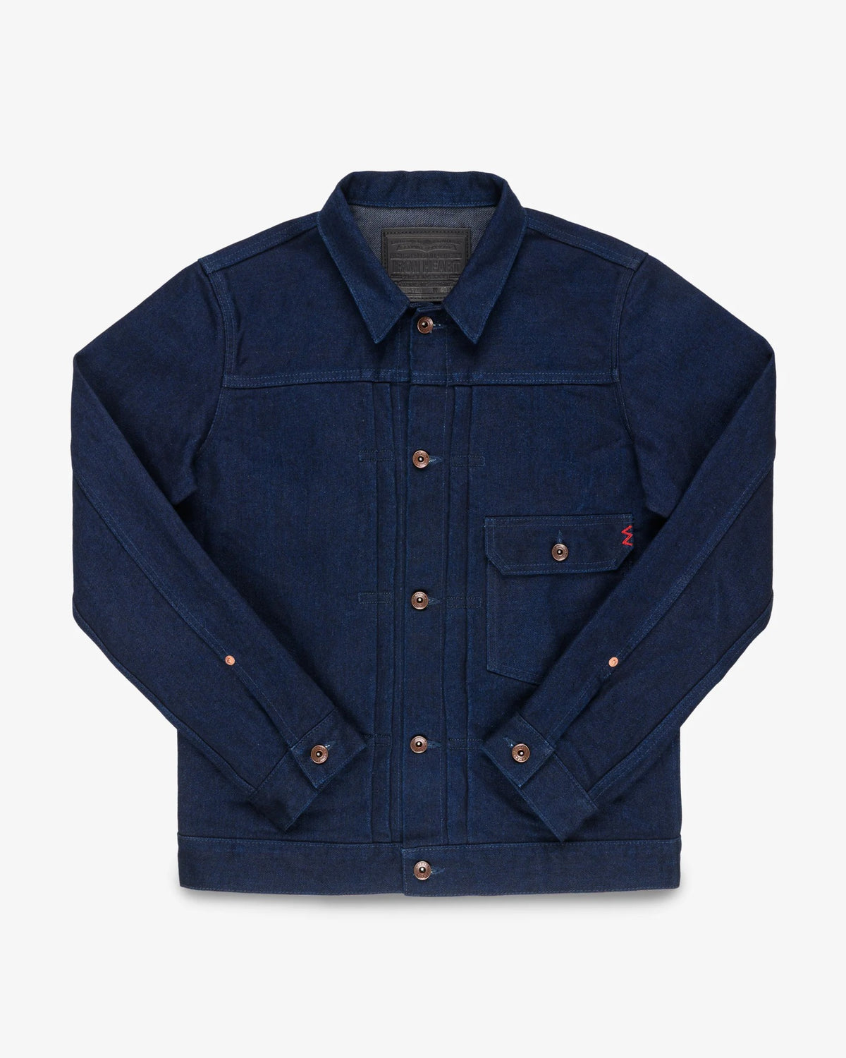 IHJ-140-IG 19oz Selvedge Denim Type I Jacket - INDIGO/GREY