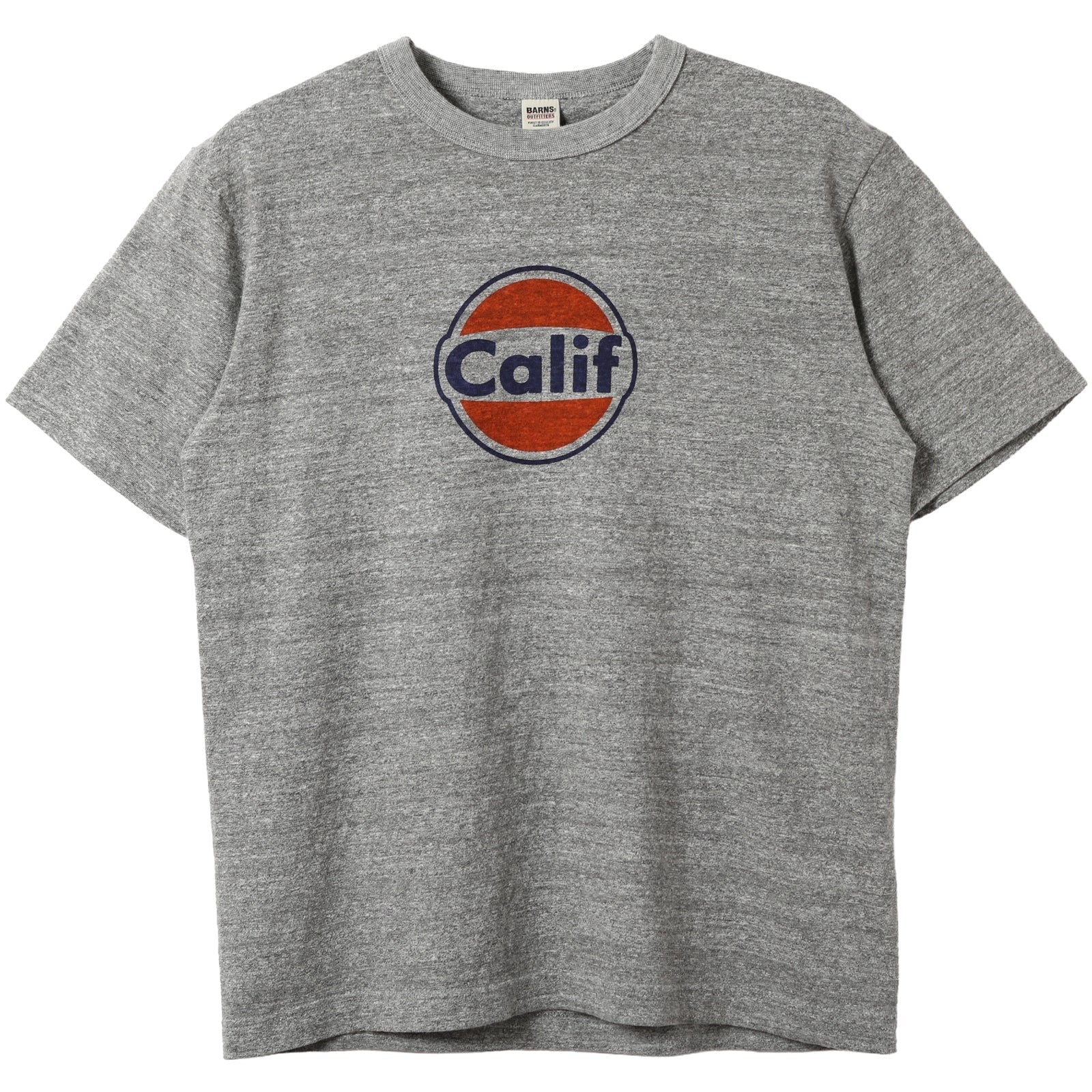 BR-26001 "TSURIAMI" CREW NECK S/S PRINT T-SHIRT (CALIF) - GRAY