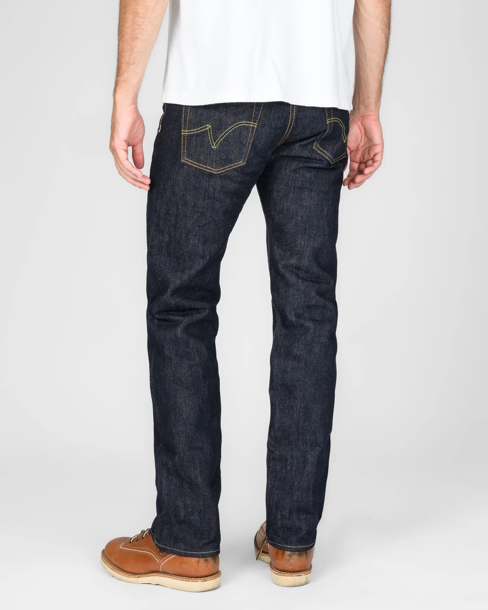 IH-666S-21 21oz Selvedge Slim Straight Cut - INDIGO