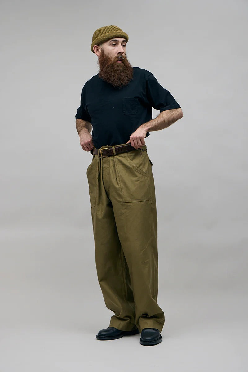 MECHANIC PANT MIX - DARK GREEN