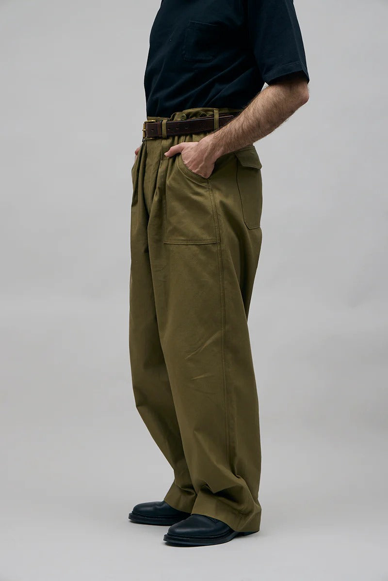 MECHANIC PANT MIX - DARK GREEN