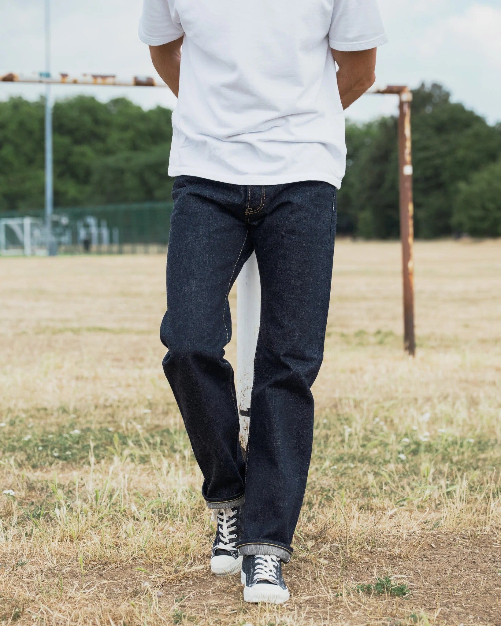 IH-634S-18 18oz Vintage Selvedge Straight Cut - INDIGO