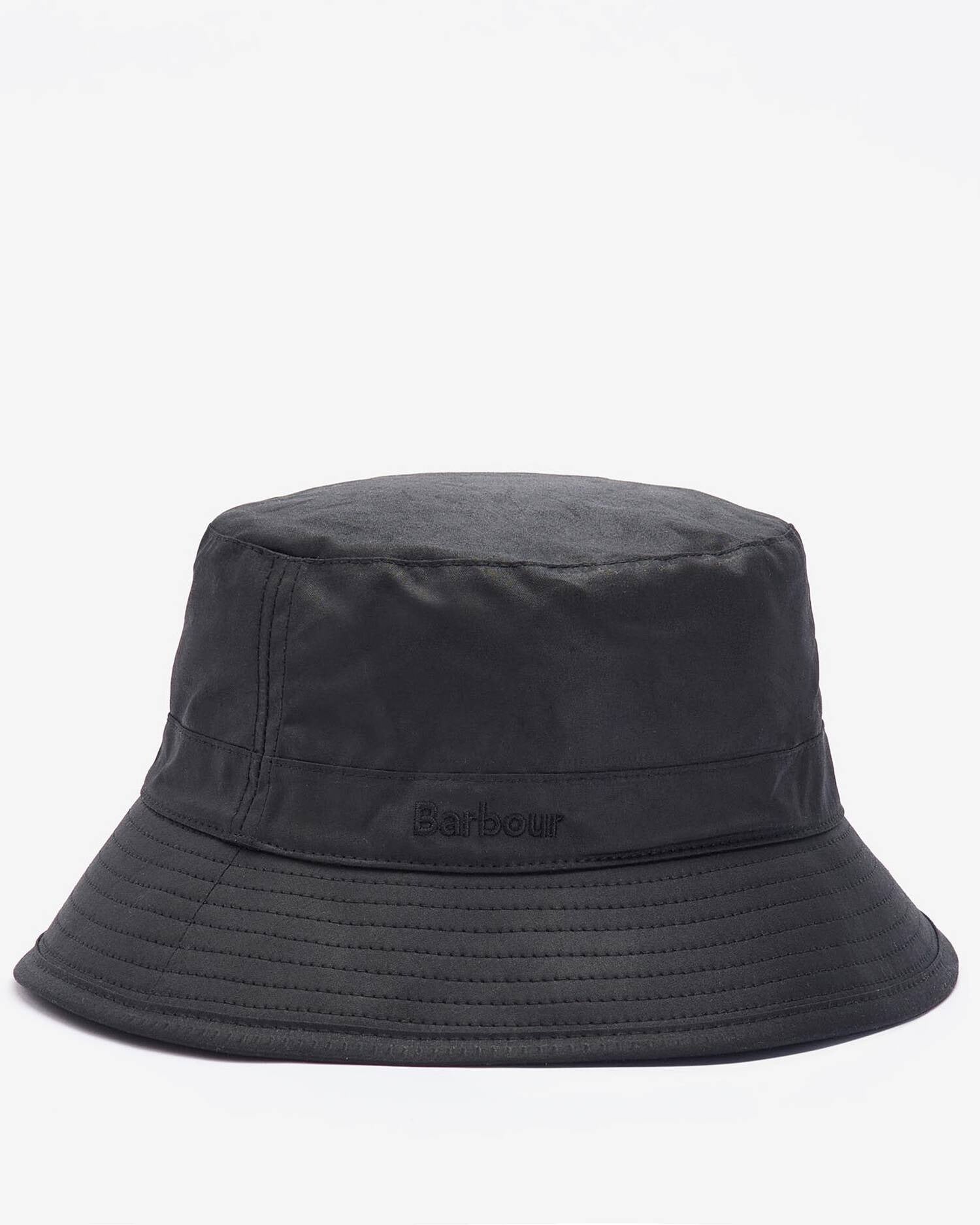WAX BUCKET HAT - BLACK
