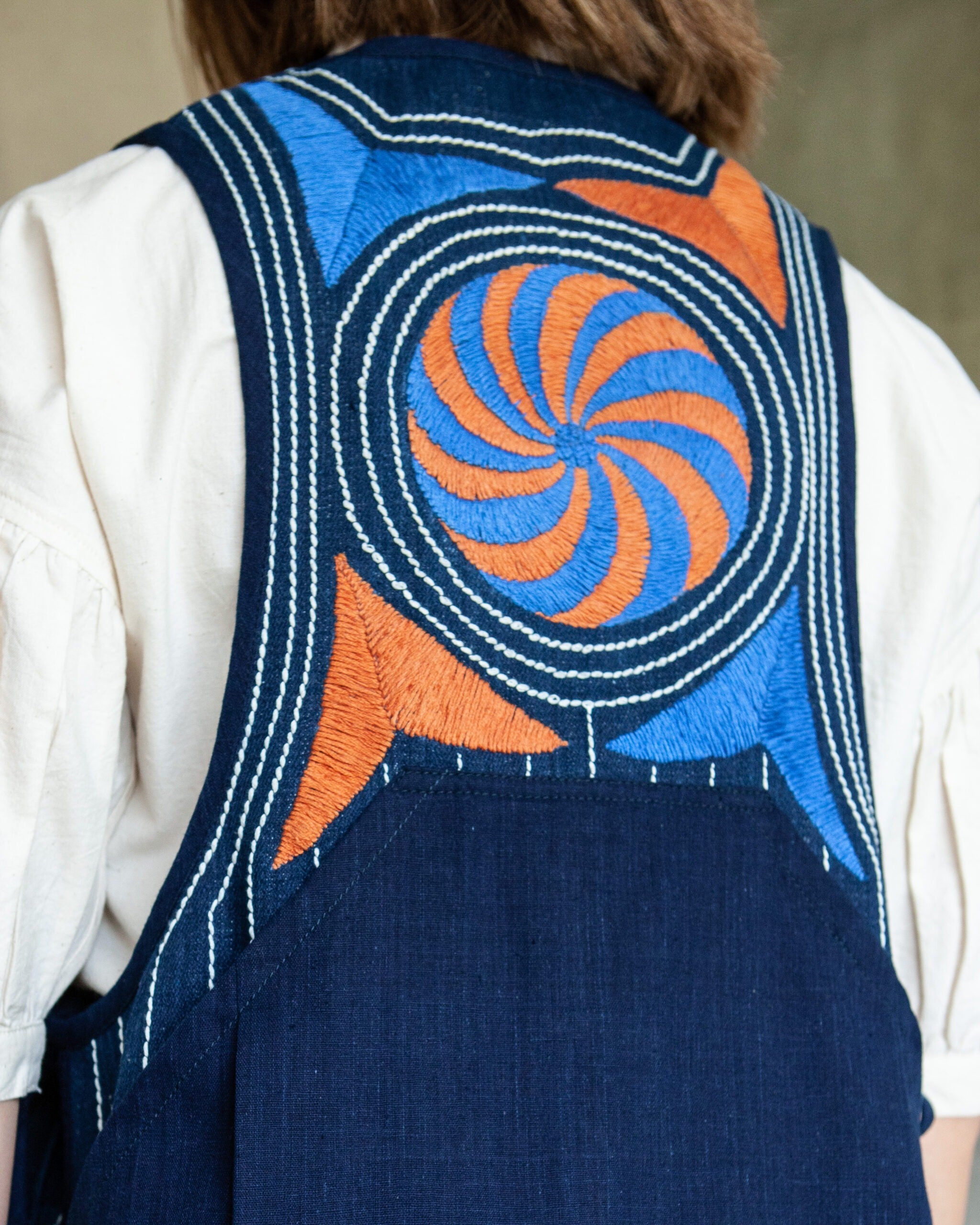 UTILITY VEST - INDIGO