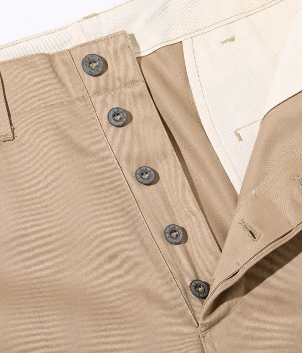 M43036 / EARLY MILITARY CHINOS 1942 MODEL (ONE WASH) - BEIGE