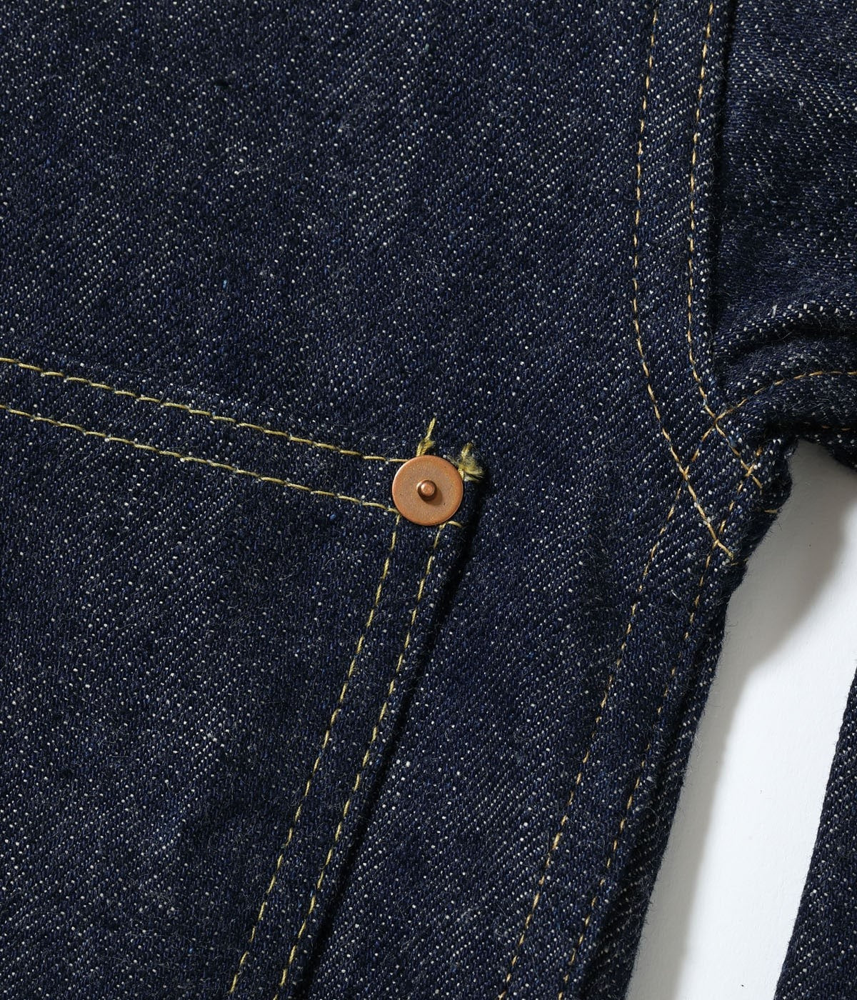 SC19010 SUGAR CANE Super “Denim” Collectibles #10 14oz. BLUE DENIM BLOUSE “S1945” MODEL - INDIGO