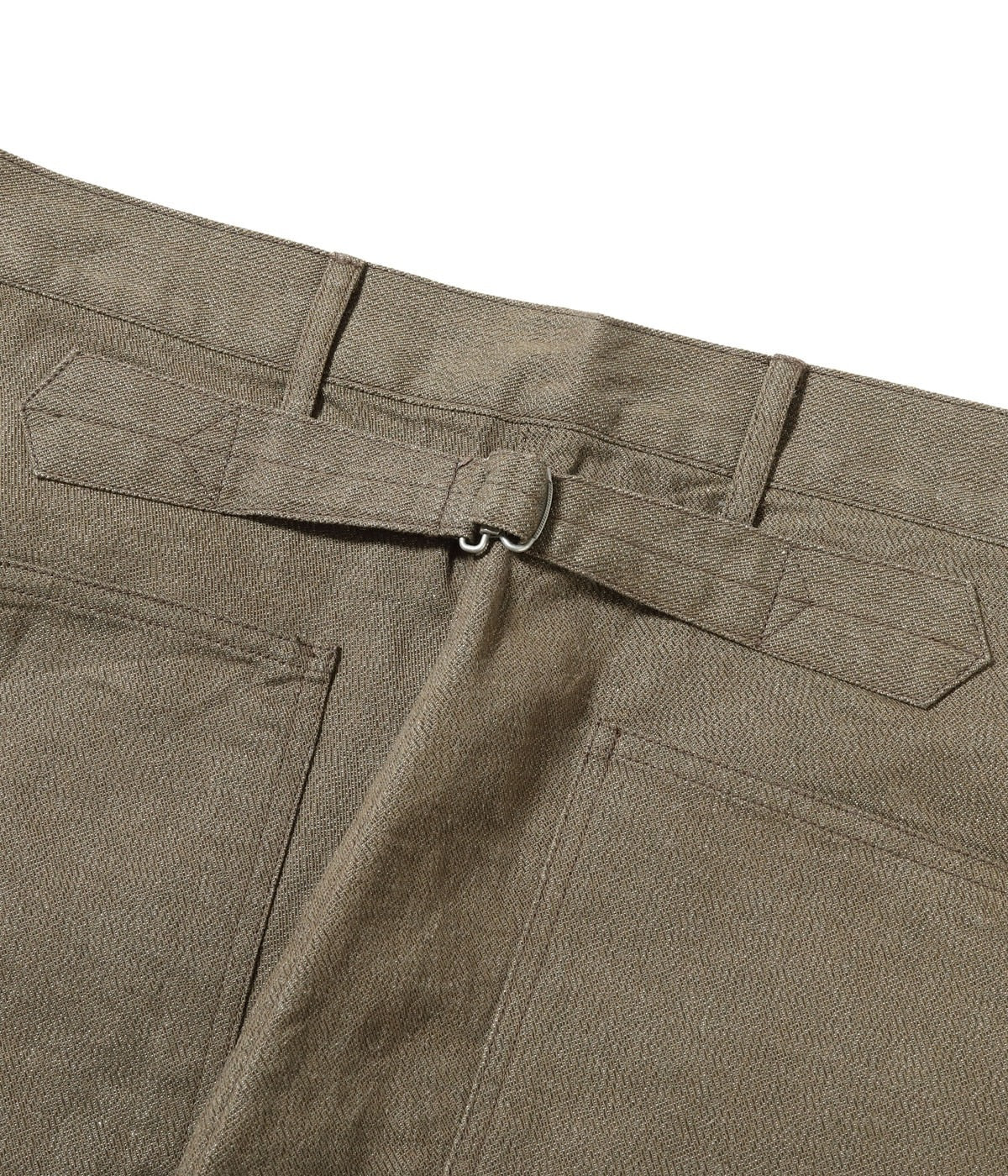 BR42531 TROUSERS, WORKING, BROWN DENIM - OLIVE