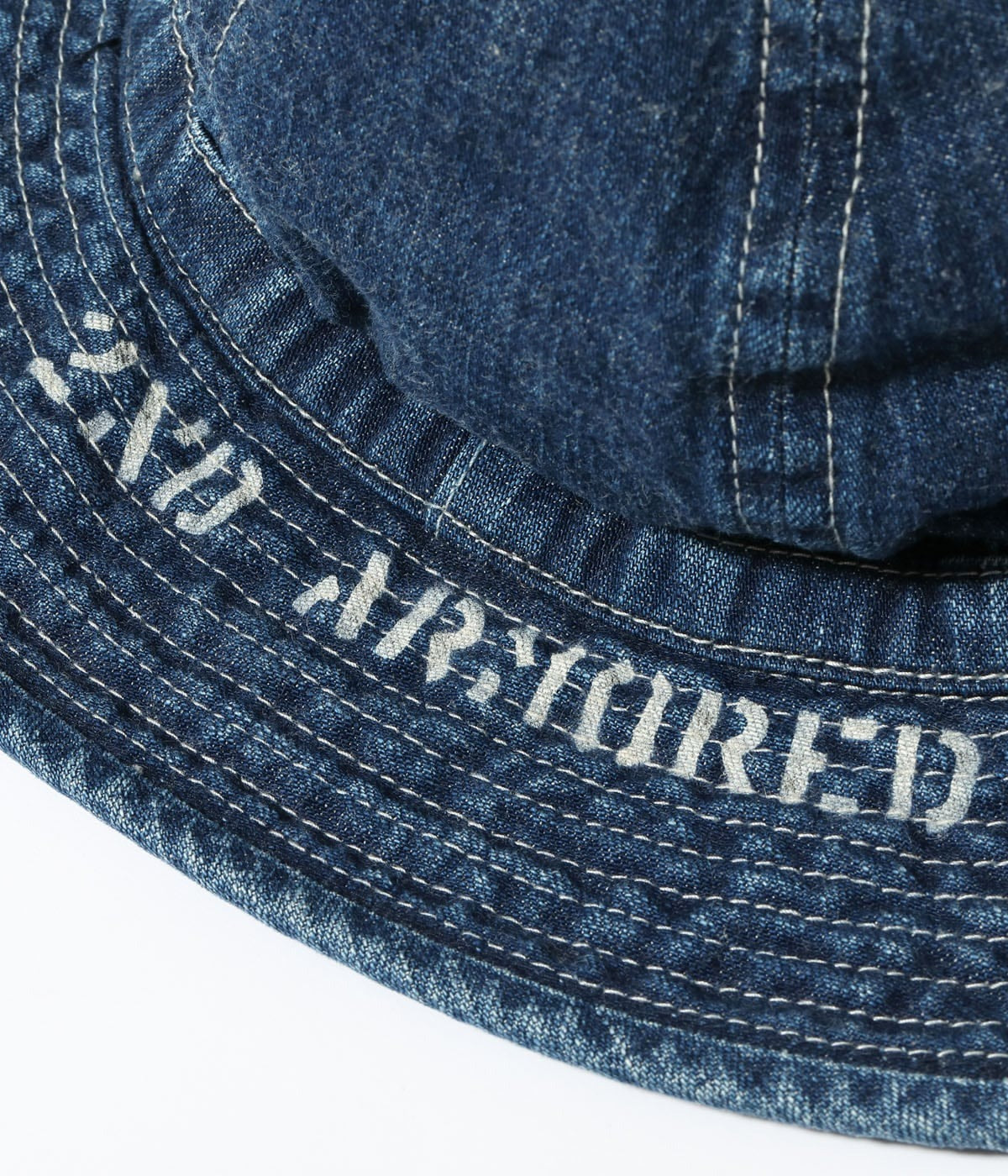 BR02850 HAT WORKING, DENIM VINTAGE WASHED STENCIL - INDIGO