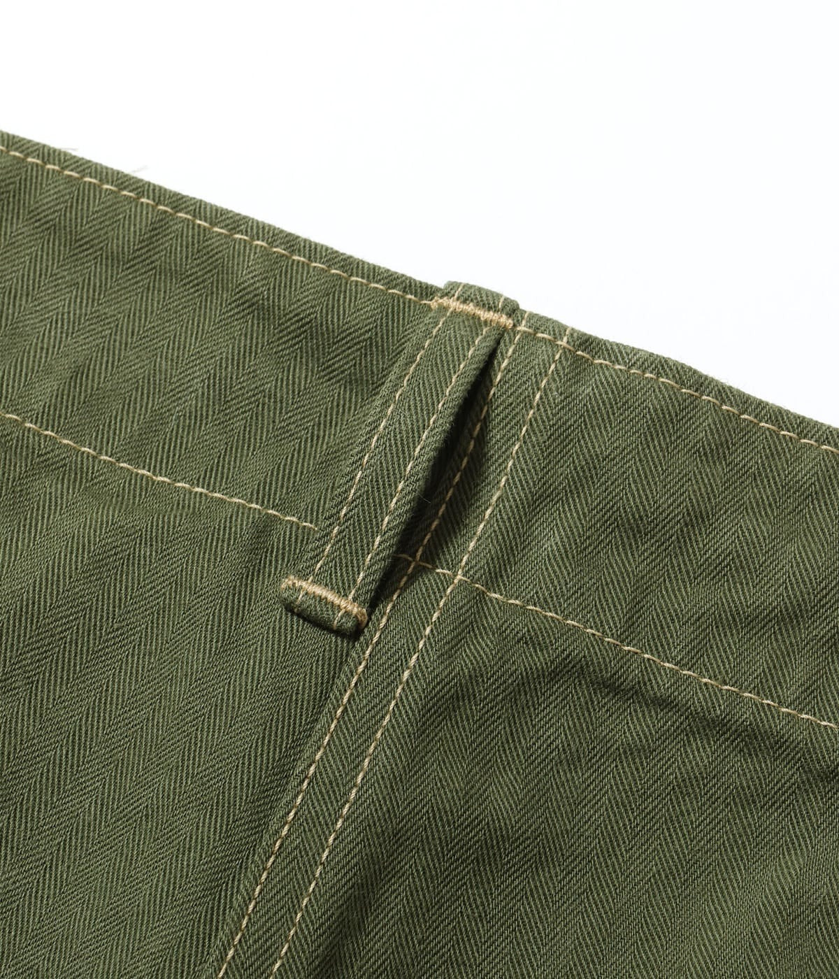 BR42534 U.S. MARINE CORPS M-1941 HERRINGBONE PANTS SHORT LENGTH - OLIVE