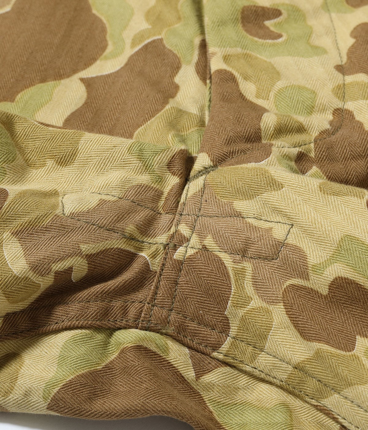 BR42585 TROUSERS HERRINGBONE TWILL CAMOUFLAGE - CAMOUFLAGE