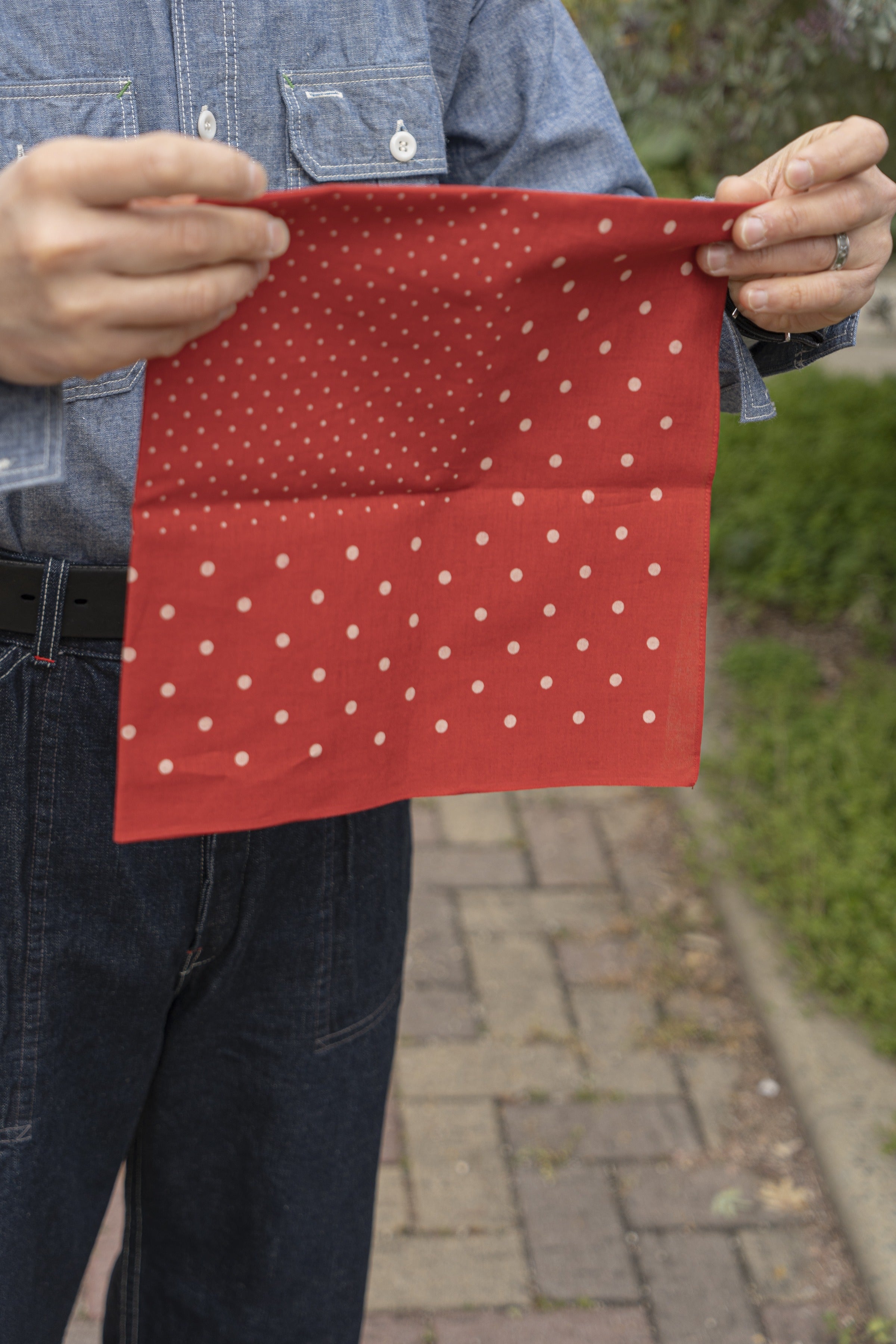 MA22015 BANDANNA 'DOT' - RED