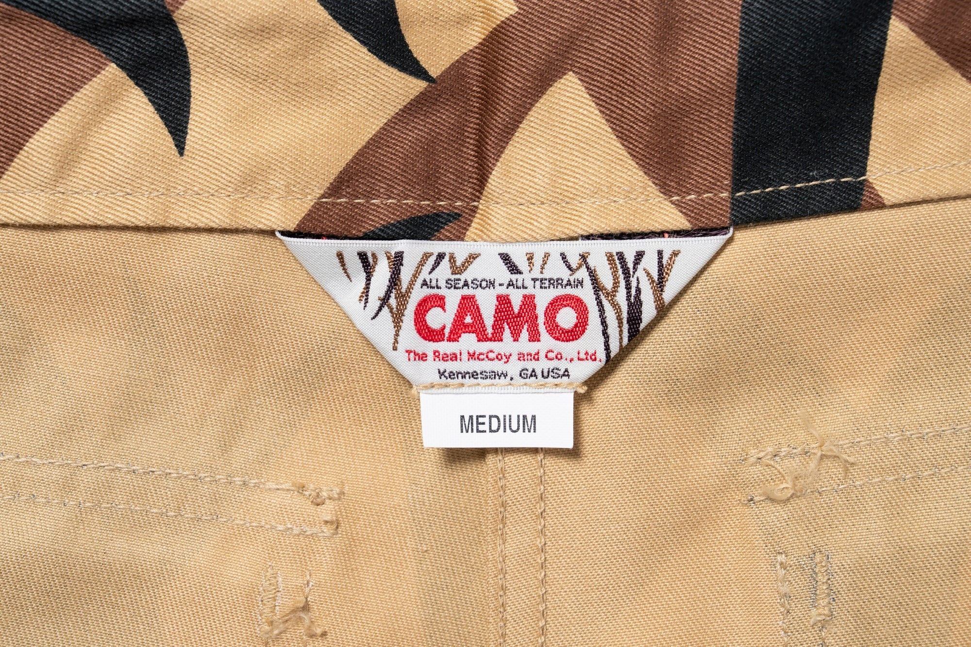 MP25010 TRIBAL CAMOUFLAGE COMBAT TROUSERS - BEIGE