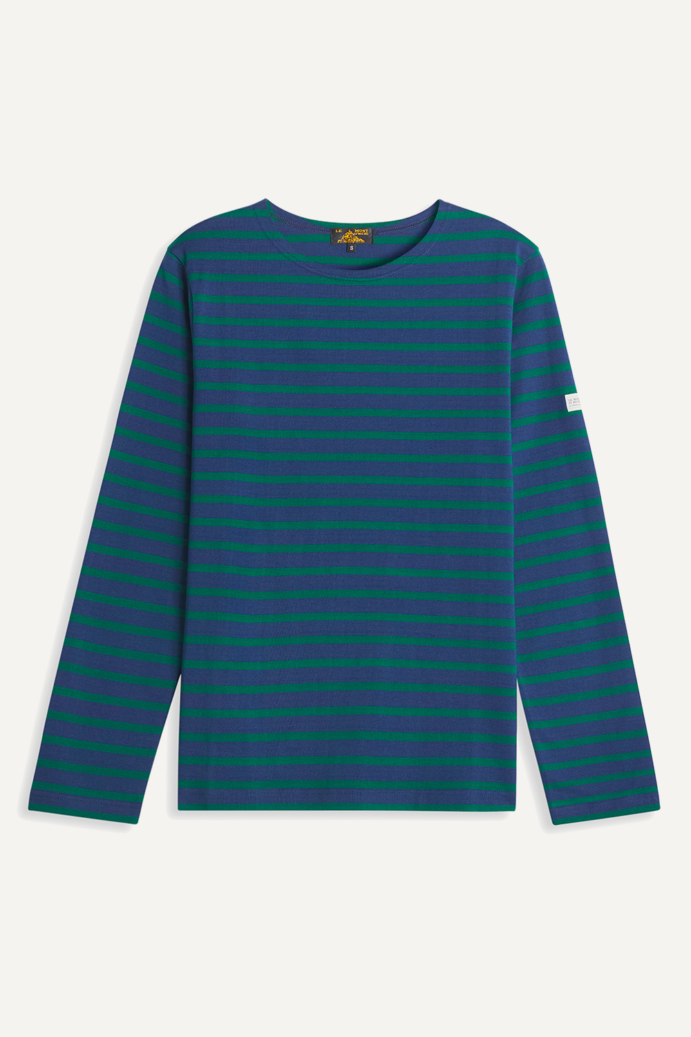 Thurin – Marinière with long sleeves - NAVY/GREEN