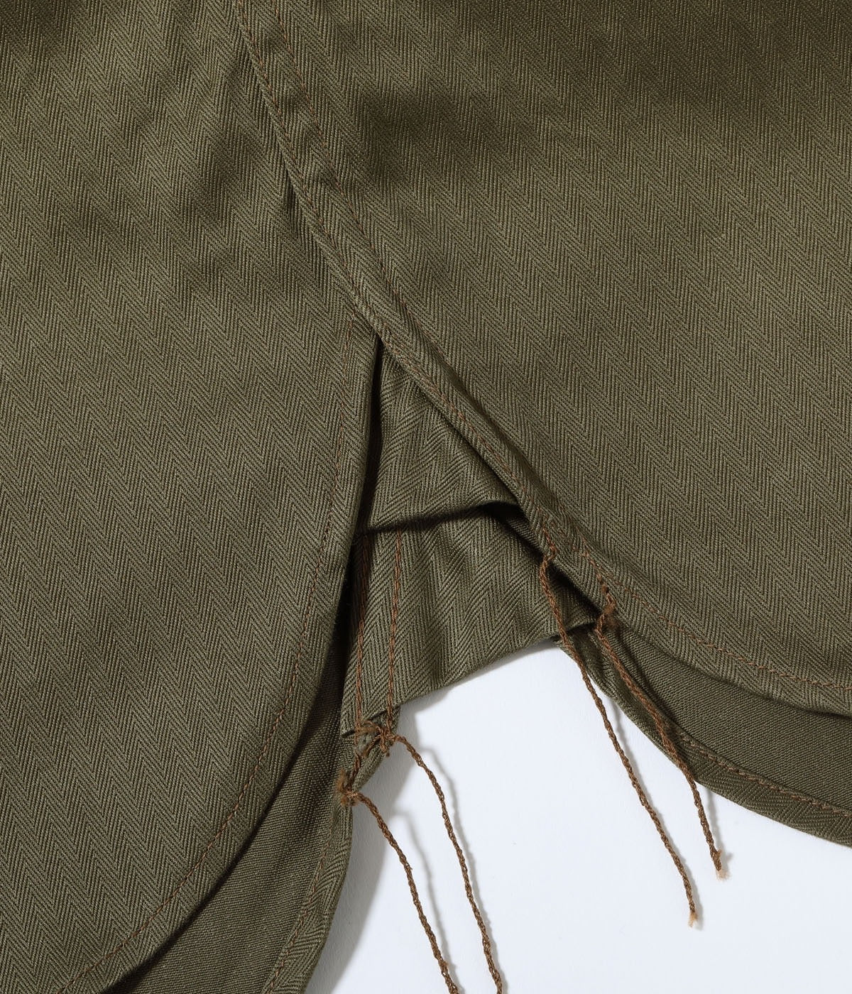 BR39530 HERRINGBONE WORK SHIRT (SHORT SLEEVE) - OLIVE