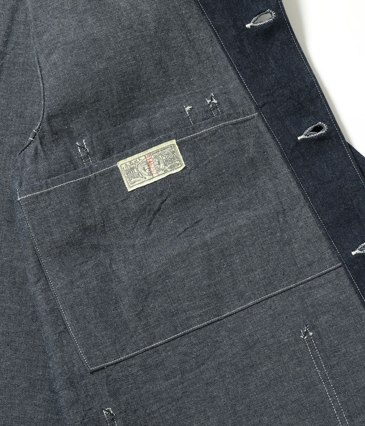 HD15711 HEADLIGHT 11oz. BLUE DENIM WORK COAT - INDIGO