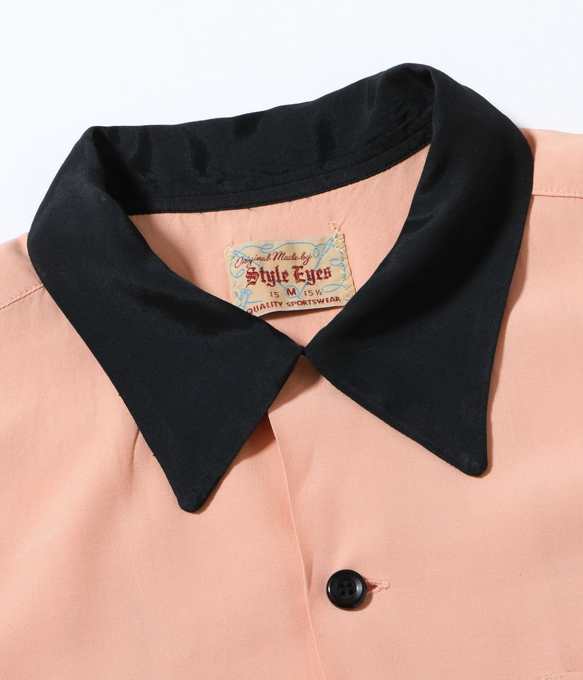 SE39458 RAYON BOWLING SHIRT “JAX BEER” - PINK