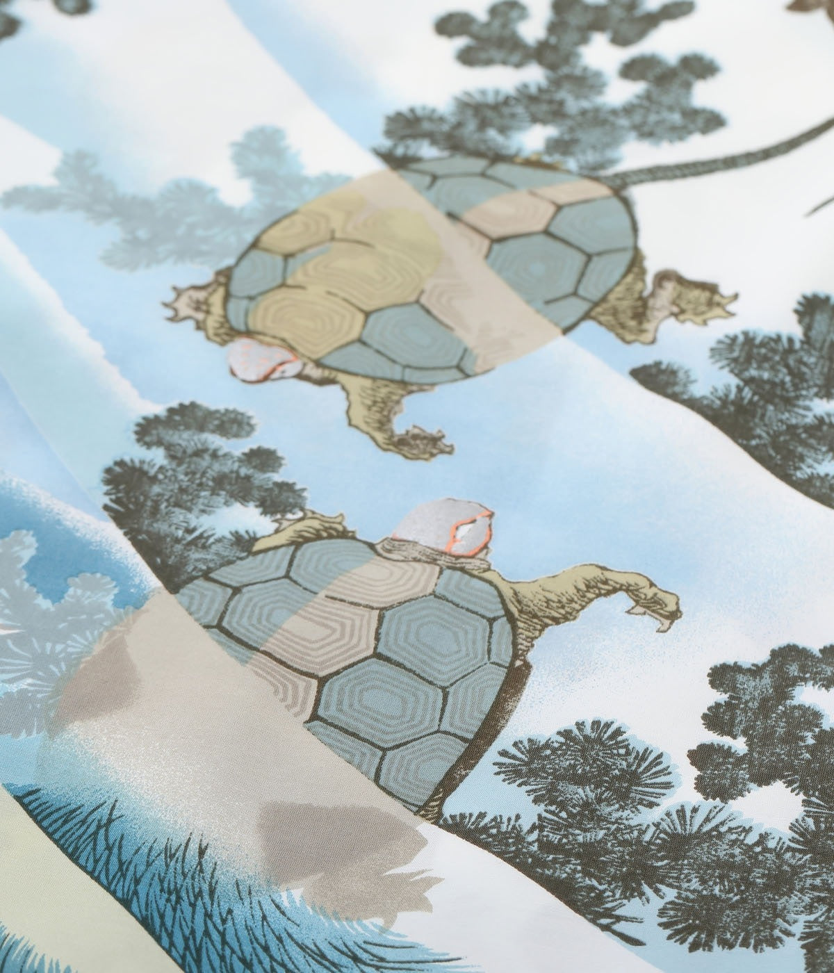 SS39461 SUN SURF × Katsushika Hokusai SPECIAL EDITION "Turtle" - WHITE
