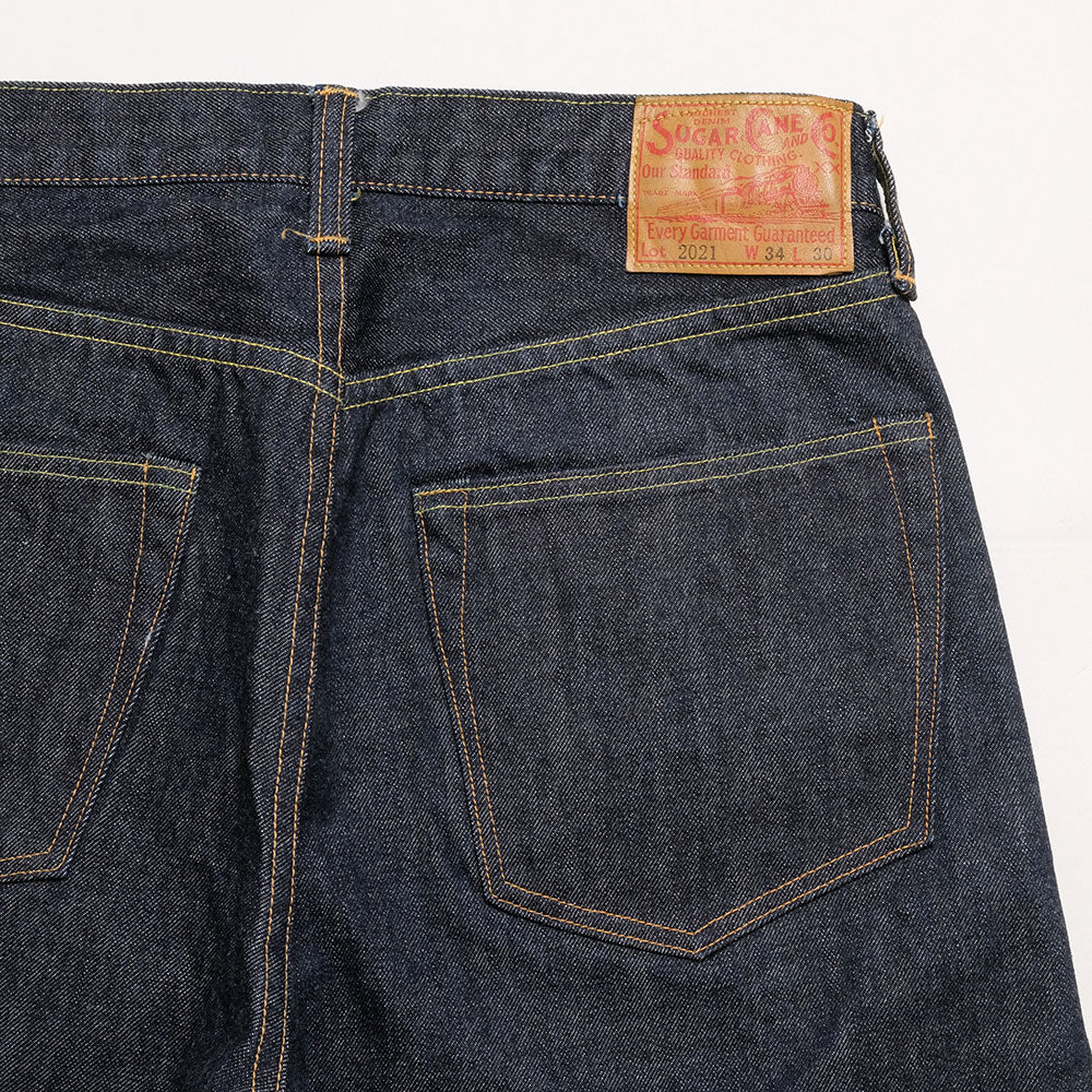 SC42021A SUGAR CANE 14.25OZ.2021 MODEL (SLIM FIT) ONE WASH - INDIGO
