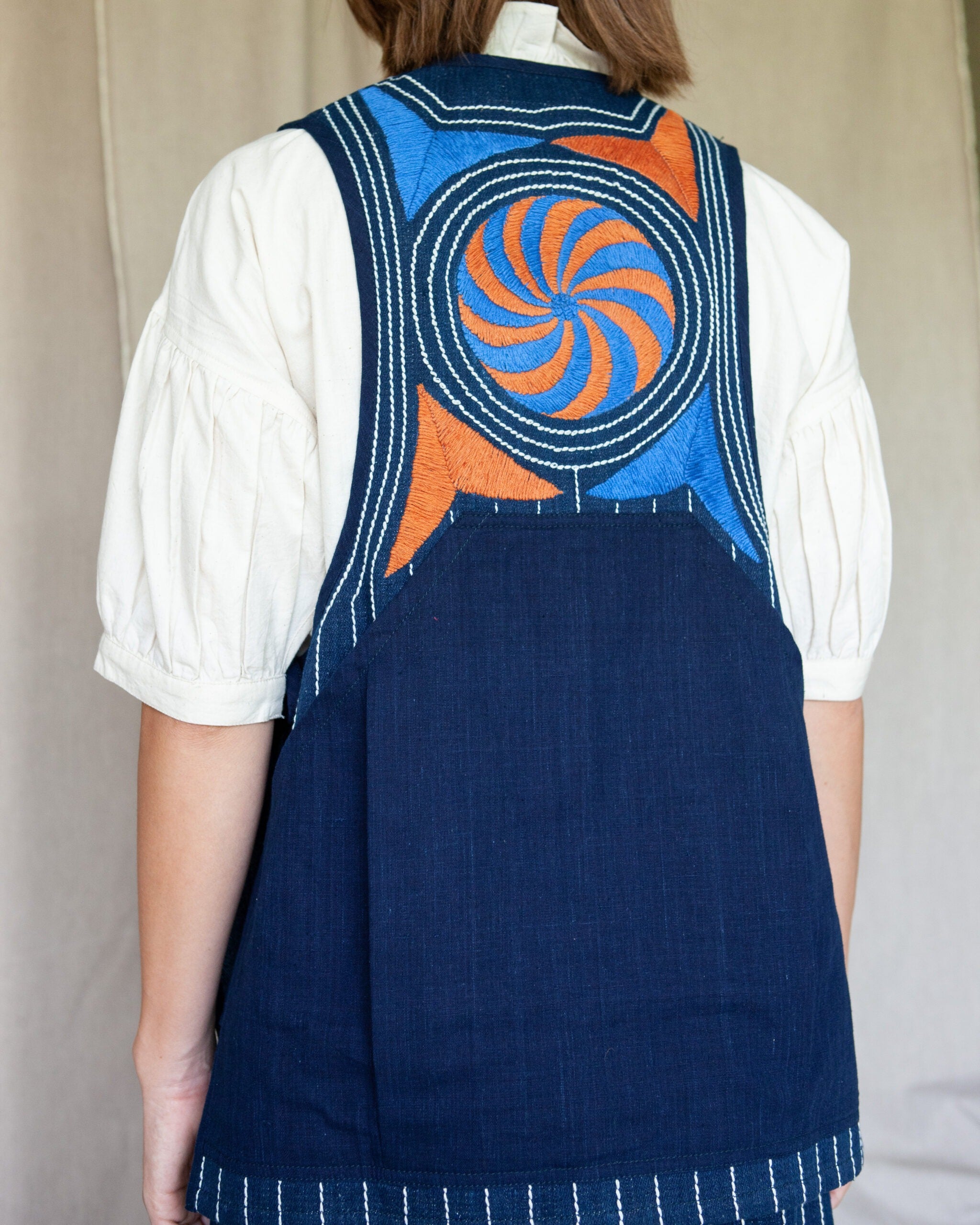 UTILITY VEST - INDIGO