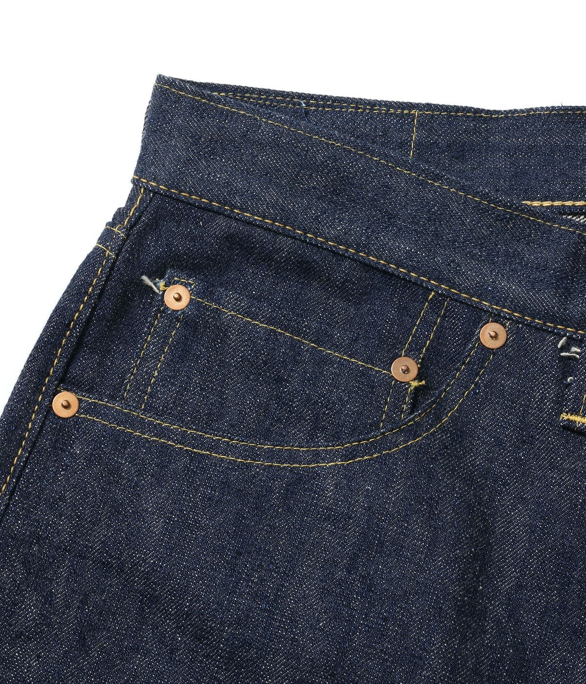 SC49001 SUGAR CANE Super “Denim” Collectibles #01 14oz. BLUE DENIM WAIST OVERALLS “S1945” MODEL - INDIGO