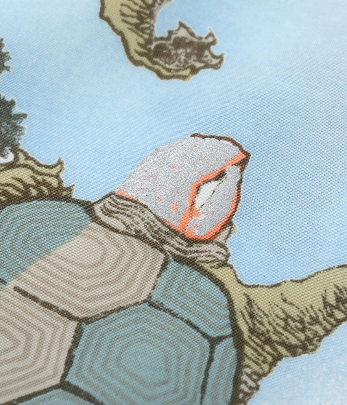 SS39461 SUN SURF × Katsushika Hokusai SPECIAL EDITION "Turtle" - WHITE