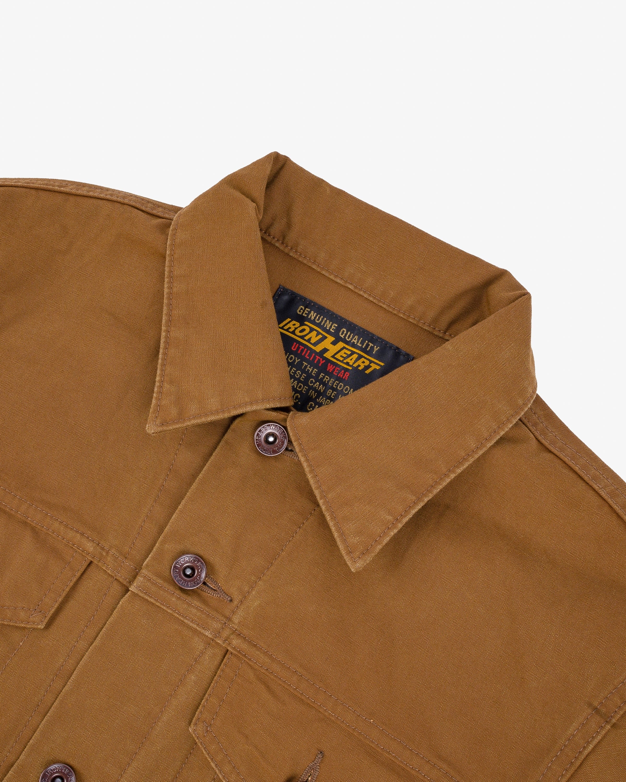 IHJ-147 9oz Canvas Type III Jacket - BROWN