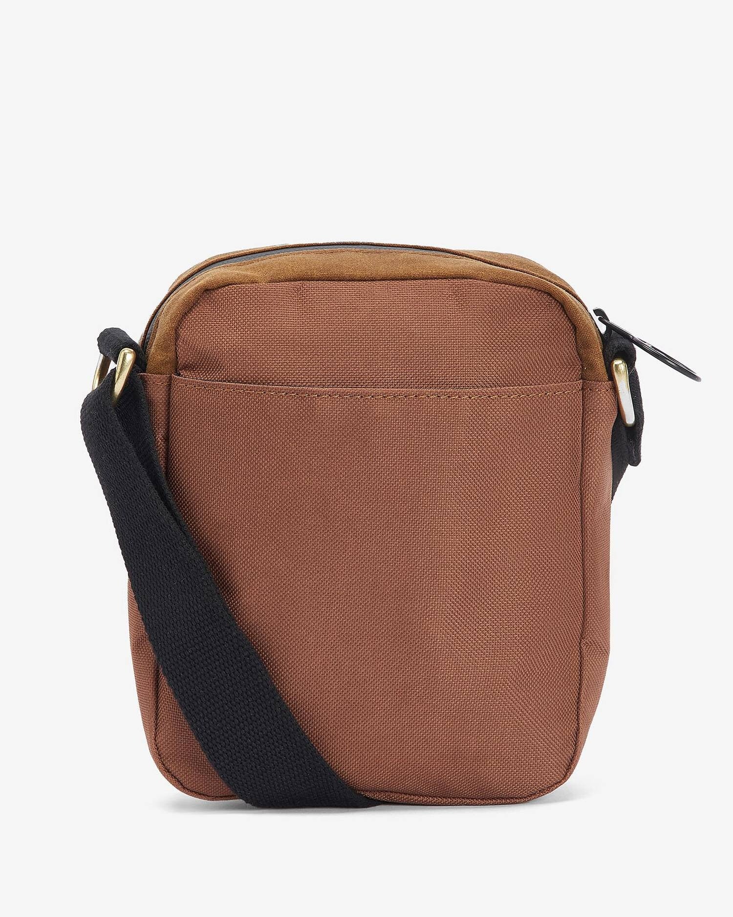 FIELD WAX CROSSBODY BAG - TAN/BLACK