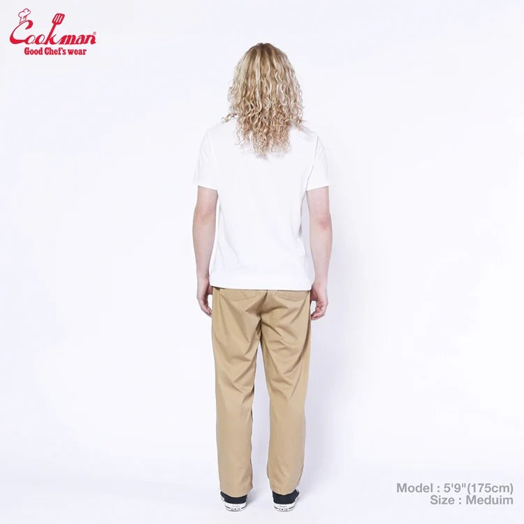 CHEF PANTS SEMIWIDE BLACK BELT - PEANUTS