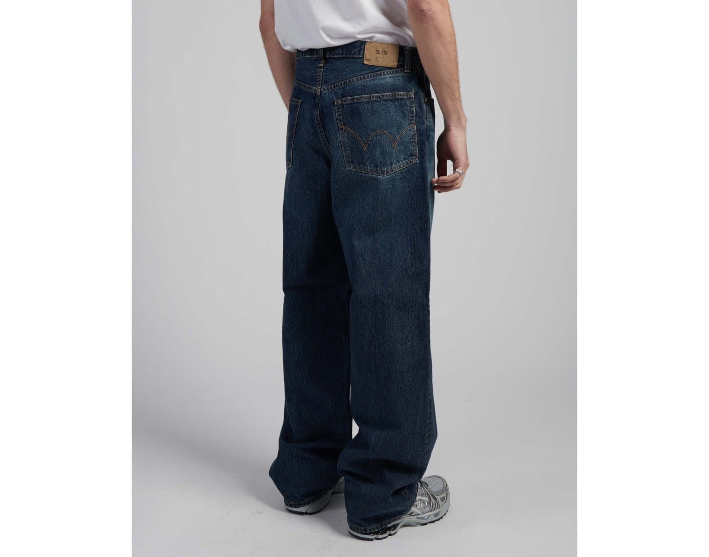 EEU05-220 WIDE PANT - BLUE DARK USED