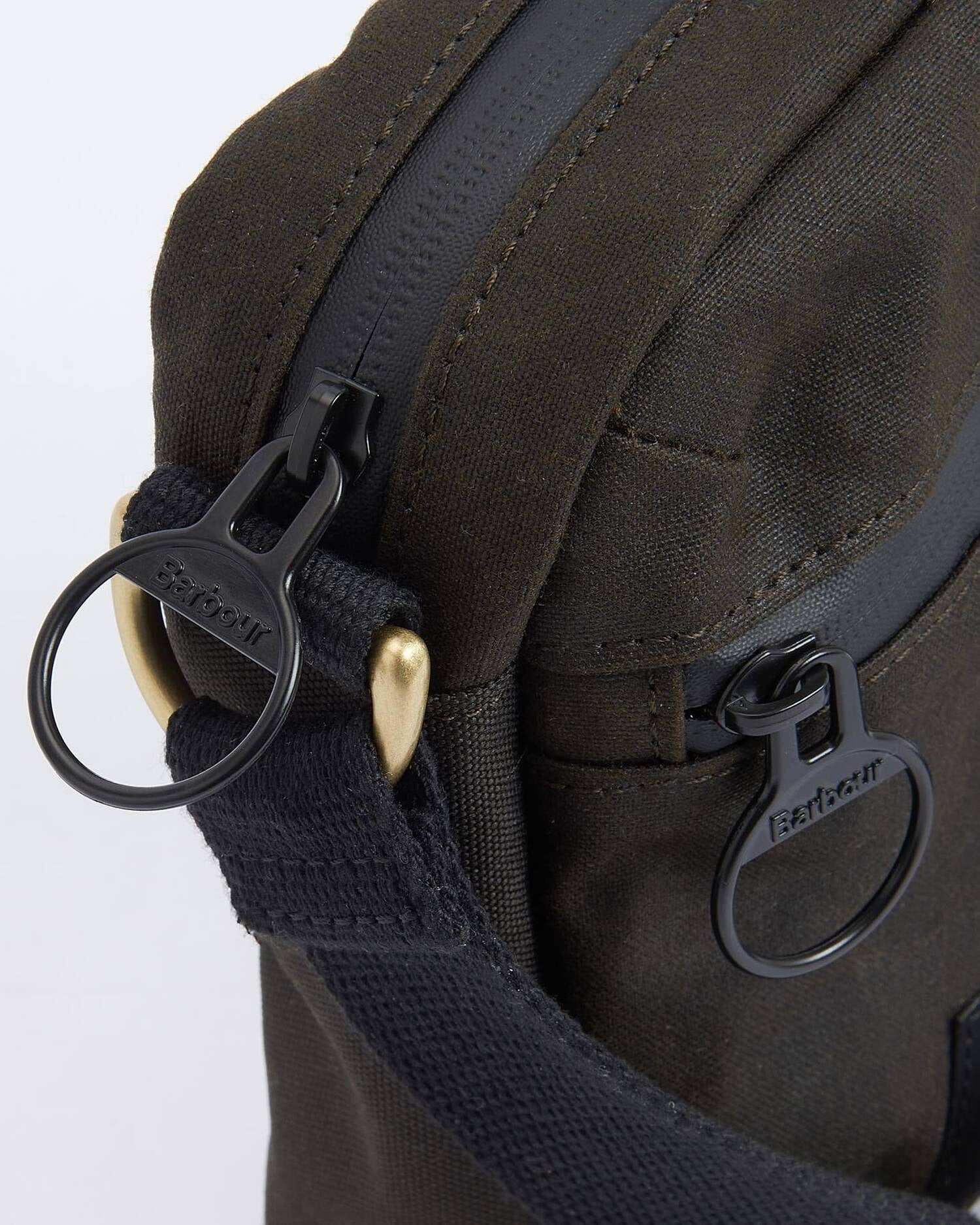 FIELD WAX CROSSBODY BAG - OLIVE/BLACK