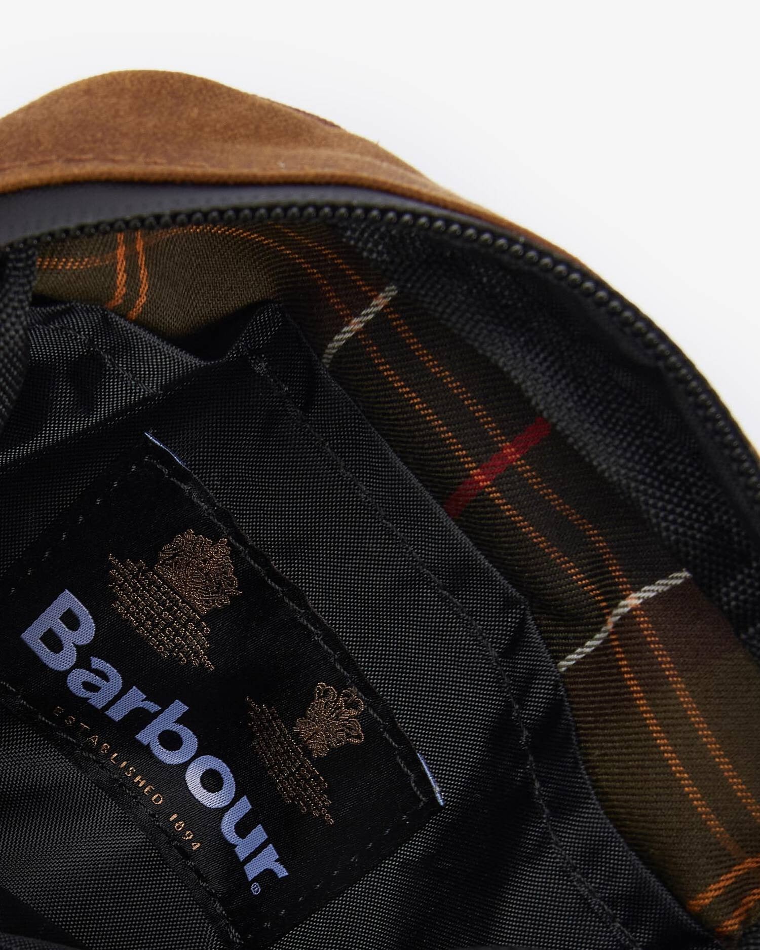 FIELD WAX CROSSBODY BAG - TAN/BLACK