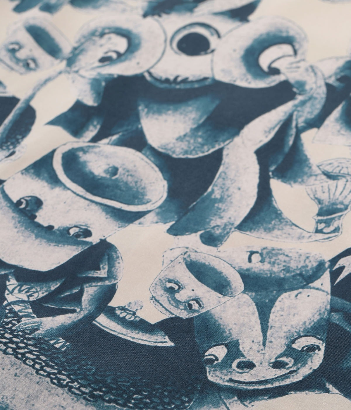 SS39534 SUN SURF × Ito Jakuchu SPECIAL EDITION “YOKAI” - NAVY