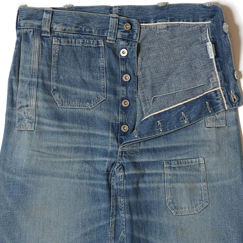 JG-01 1910S NETMAKER'S TROUSERS - U/W LIGHT