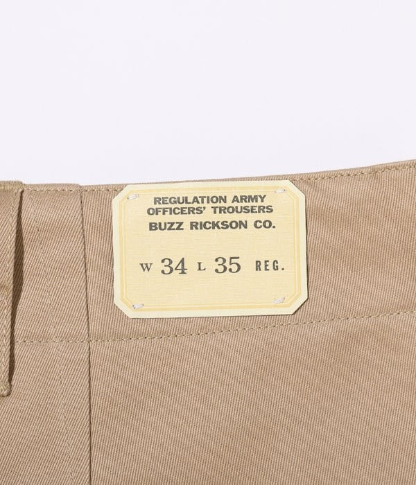 M43036 / EARLY MILITARY CHINOS 1942 MODEL (ONE WASH) - BEIGE