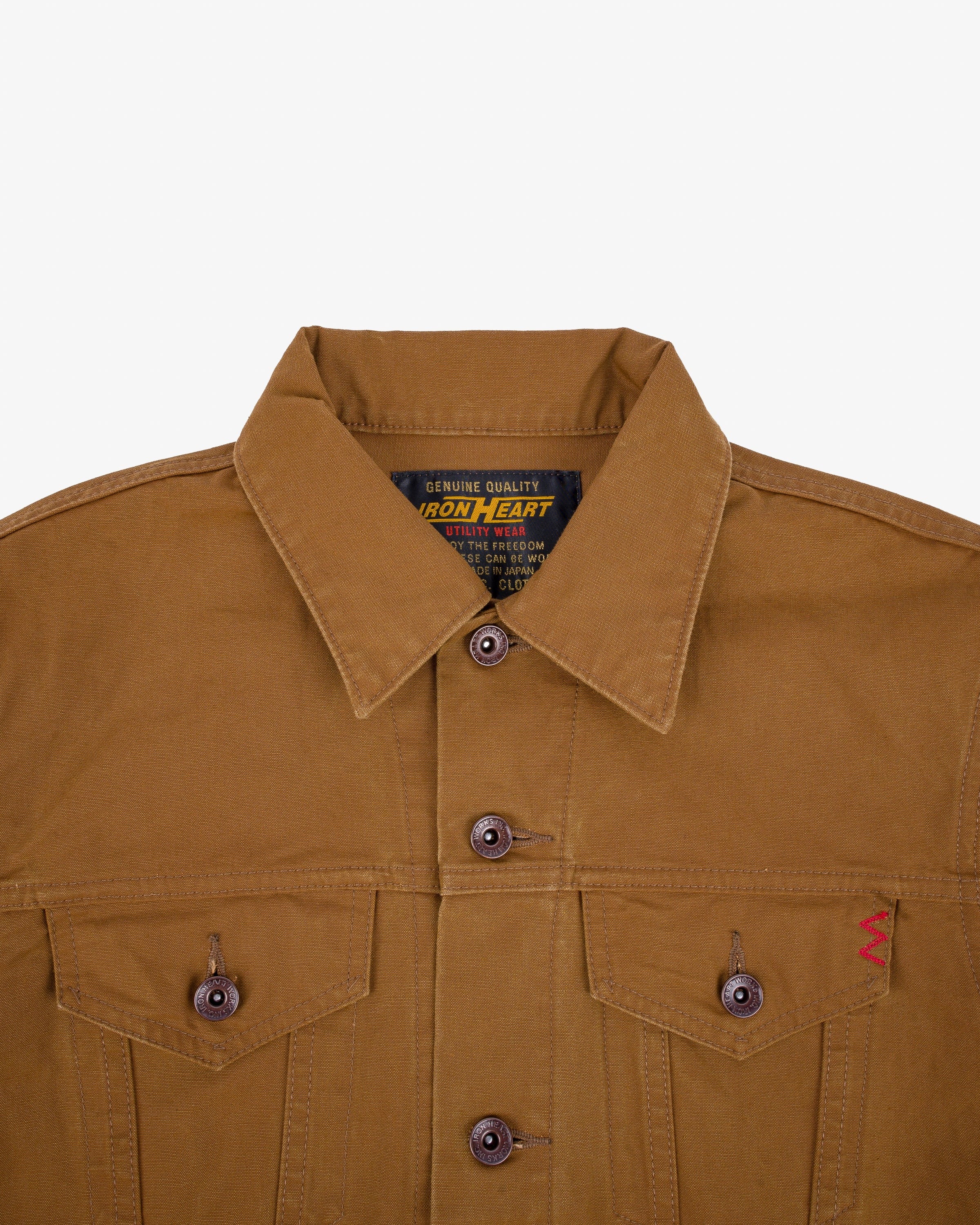 IHJ-147 9oz Canvas Type III Jacket - BROWN