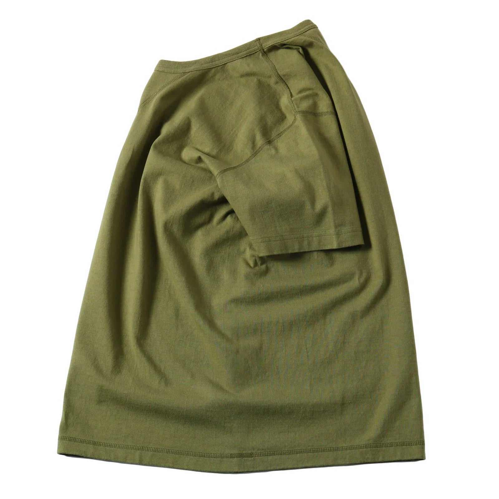 BR-8145 STANDARD COZUN Double V-gusset S/S T-shirt - OLIVE