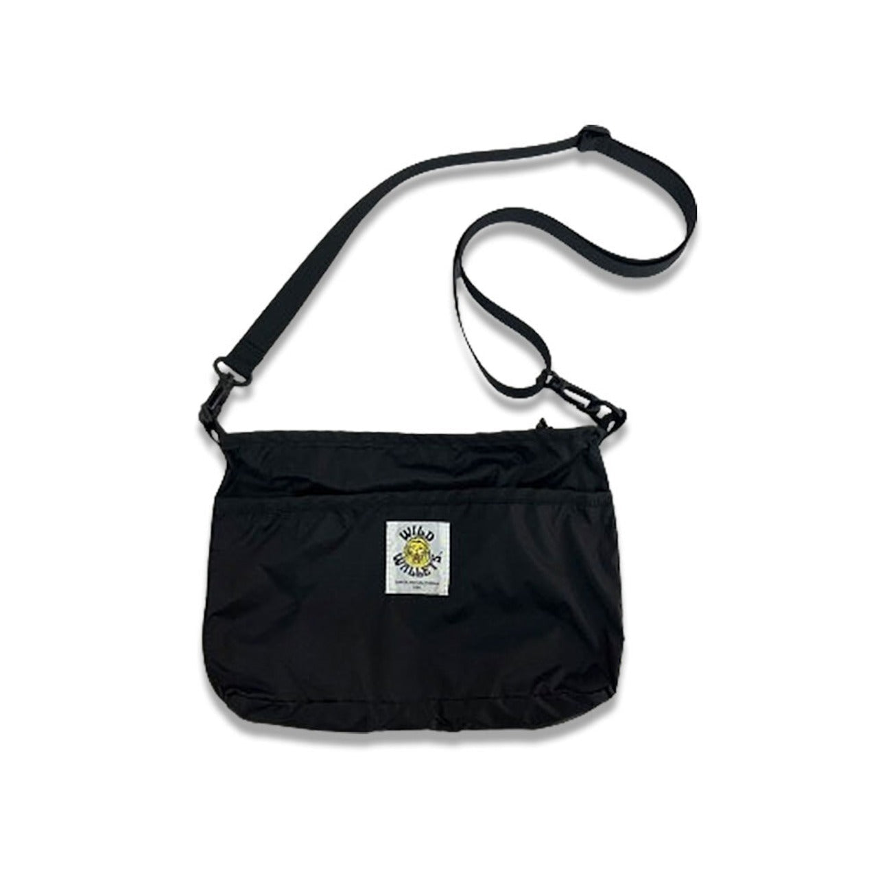 WW-027 Nylon Mini Shoulder Bag - BLACK