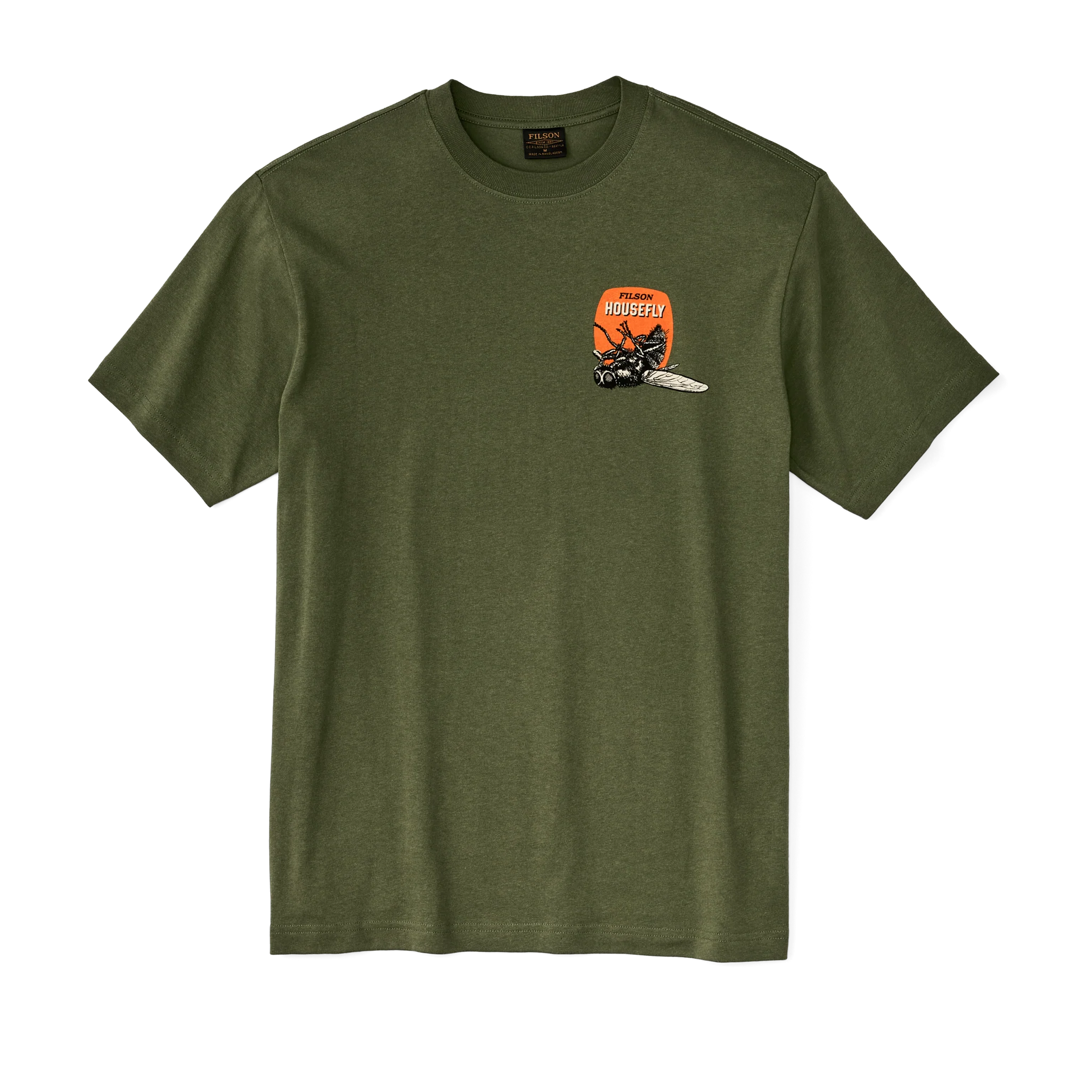 FILSON X HOUSEFLY FRONTIER GRAPHIC T-SHIRT - CYPRESS/ENERGY