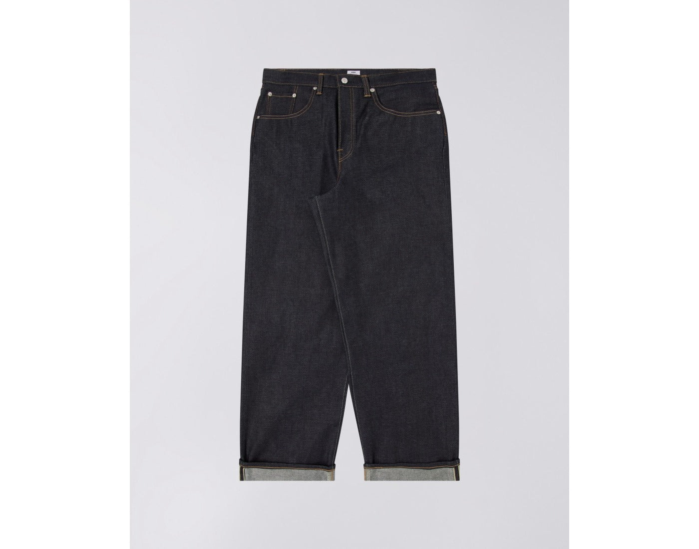 EEU05-189 WIDE PANT - BLUE UNWASHED