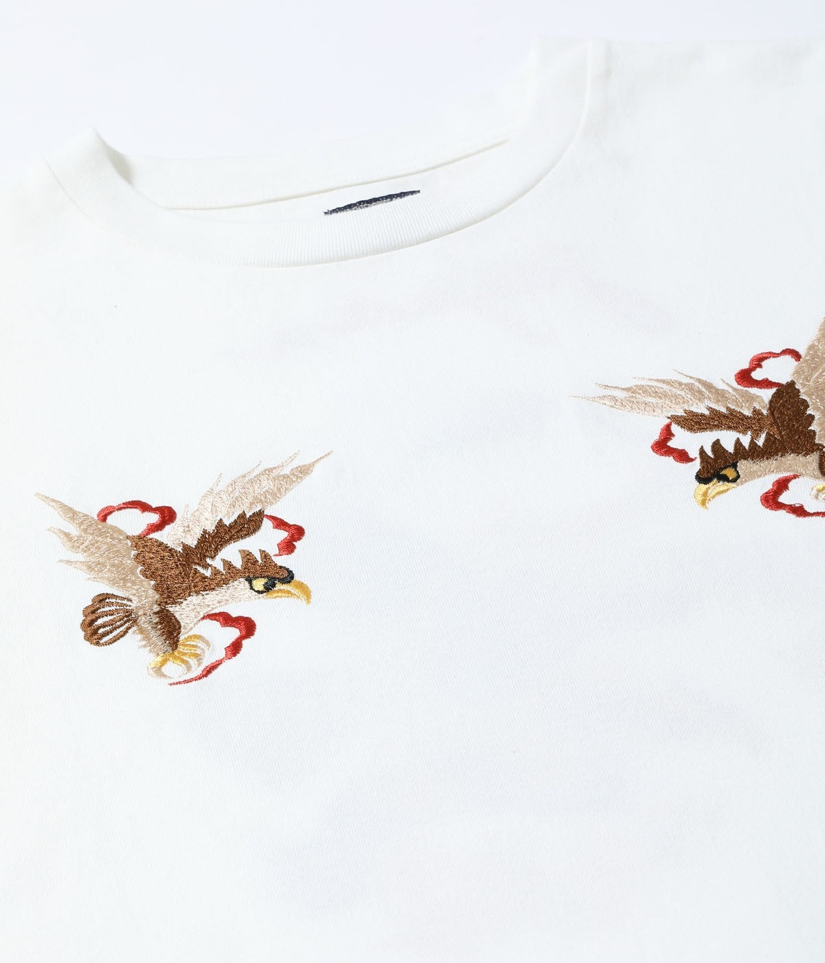 TT79587 SUKA T-SHIRT EMBROIDERED “EAGLE” - WHITE