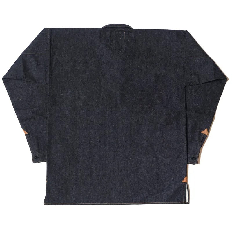 2213 1880 HEAVY LEATHER BOUND JUMPER - INDIGO