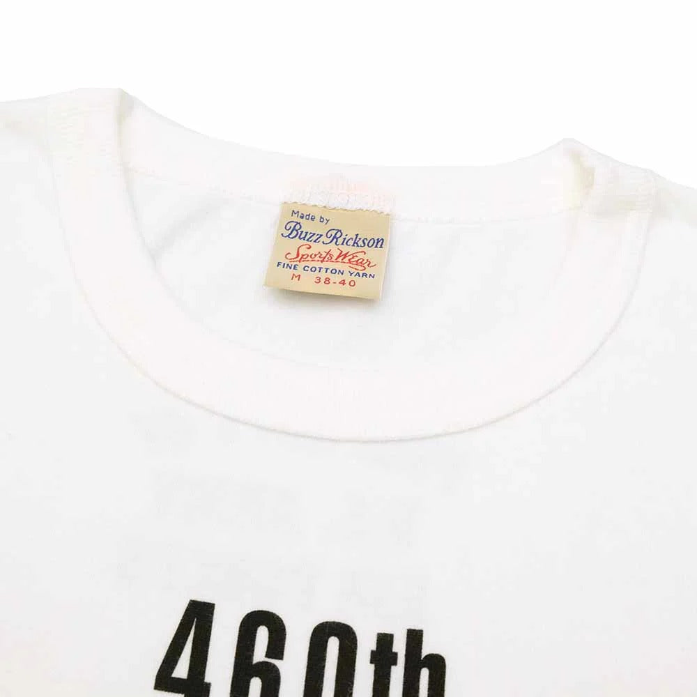 BR79575 GOVERNMENT ISSUE T-SHIRT 460th Bomb. SQ. Black Panther - WHITE