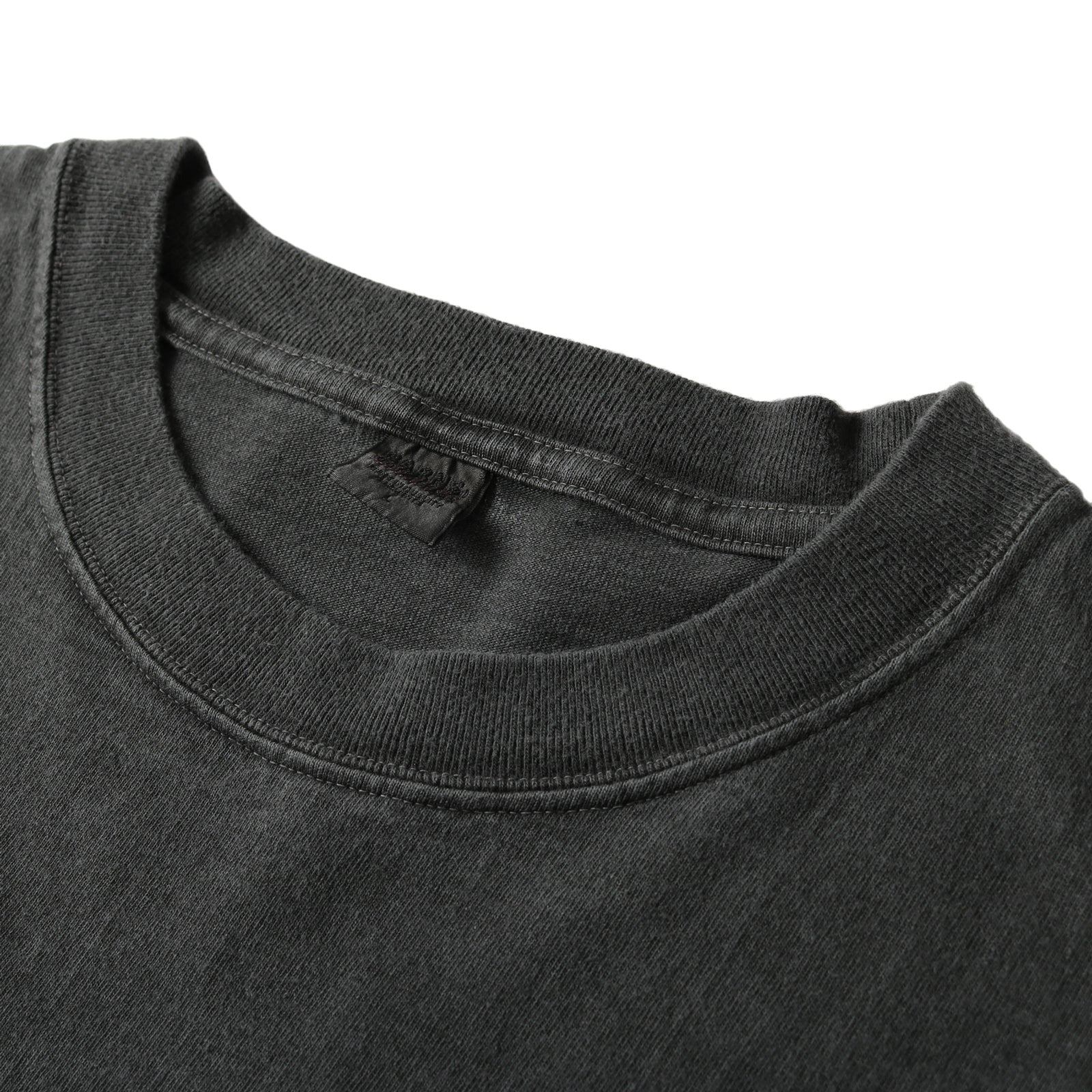 BR-25260 Pigment Dye 16/-BD "Loose" Tube S/S T-shirt (Solid Color) - CHARCOAL