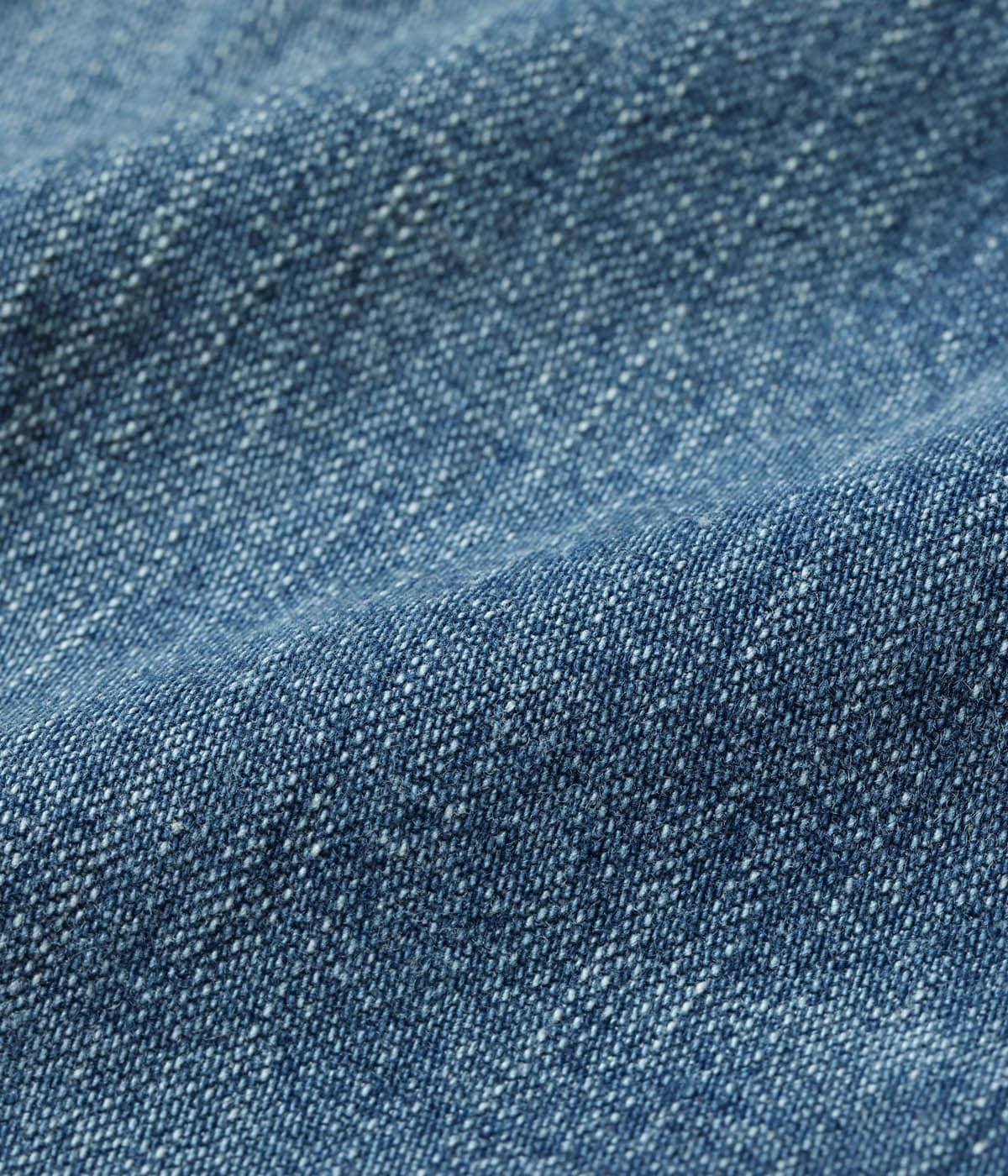 SC15708 11oz. BLUE DENIM WORK COAT AGED MODEL - INDIGO