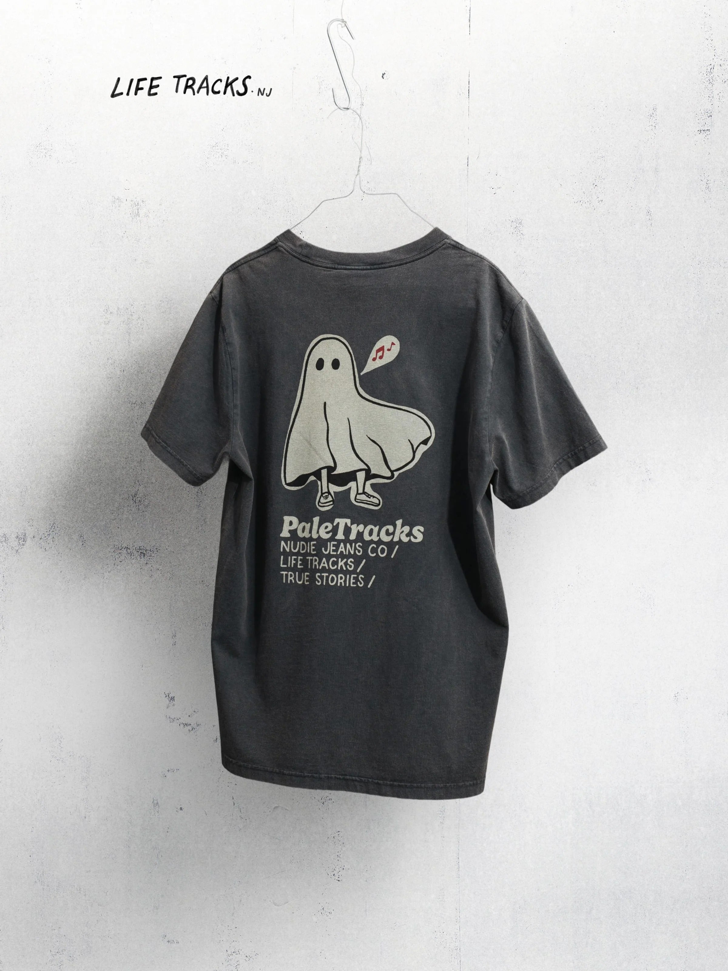 Roy Pale Tracks T-Shirt - Antracite
