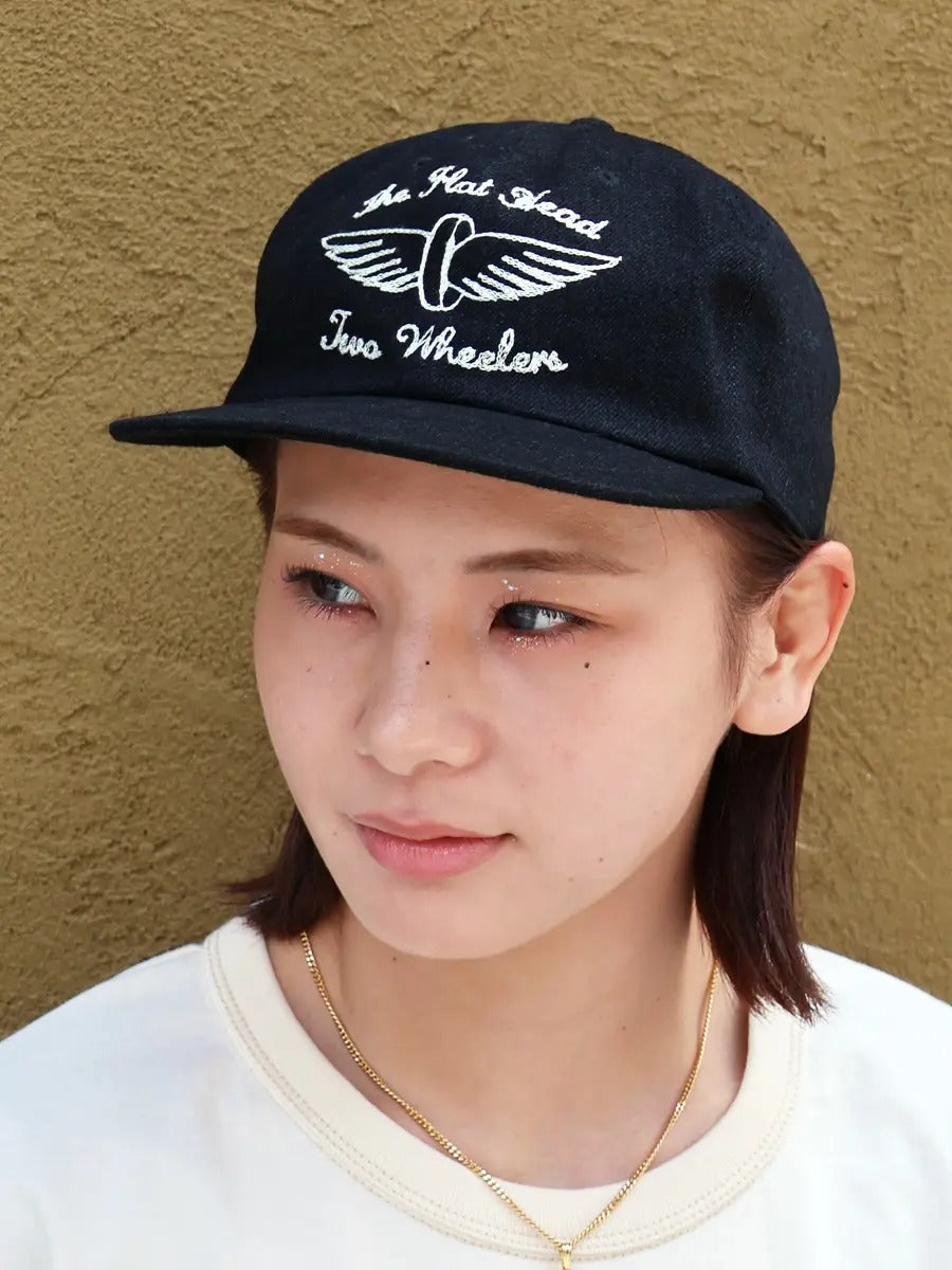 FN-HC007 HEADWEAR - 12oz DENIM TRACKER CAP - INDIGO