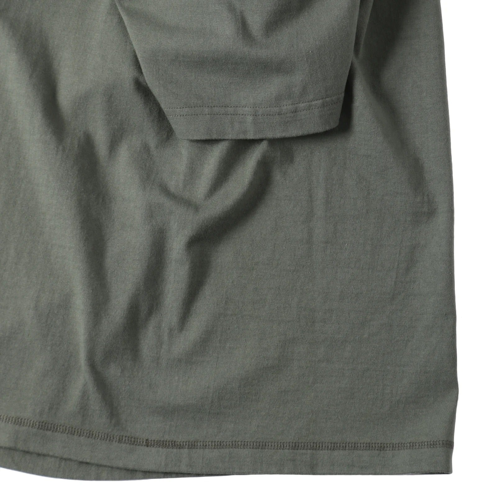 BR-8145 STANDARD COZUN Double V-gusset S/S T-shirt - MIL.GREEN