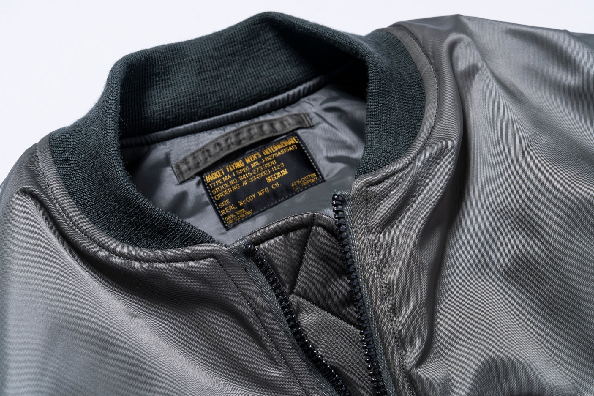 MJ25113 TYPE MA-1 REAL McCOY MFG. CO. / DECAL - SAGE GREEN